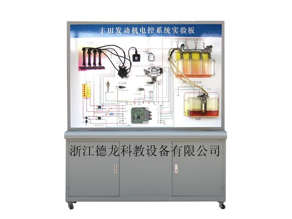 型号:DL-S8106 使用环境:温度-5~40;湿度80% 汽车型号:丰田3S 工作电压:220V 频率:50/60HZ; 功率:350W 示教板尺寸:16001100200(长宽厚) 储物柜规格:1600500700(长宽高) 产品简介: l 万向自锁脚轮台架活动灵活,便于移动教学;整体台架采用刚性结构焊接,所用材料冷轧板采用国标标准材料,支撑可靠,表面喷